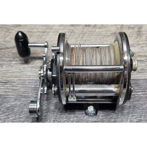Vintage Penn Model 209 Level Wind Reel Black Made In The USA Saltwater Fishing